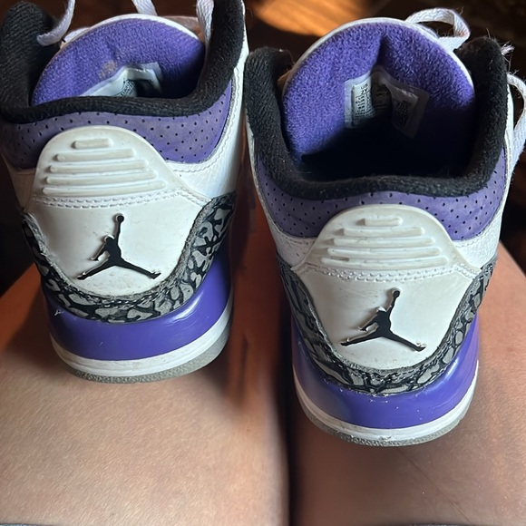 Purple Jordan’s. 2y big girls - Picture 2 of 4